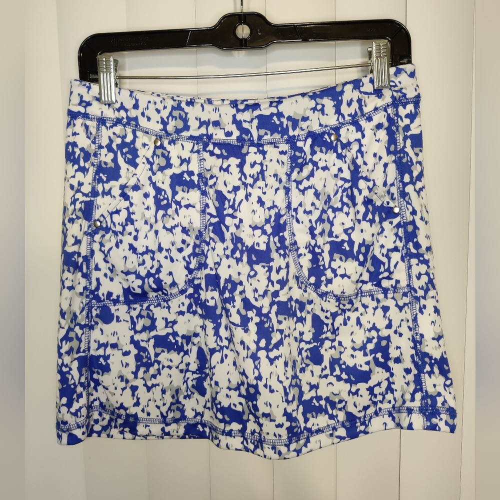 NWT PGA Tour blue and white golf skort size small - Picture 1 of 4